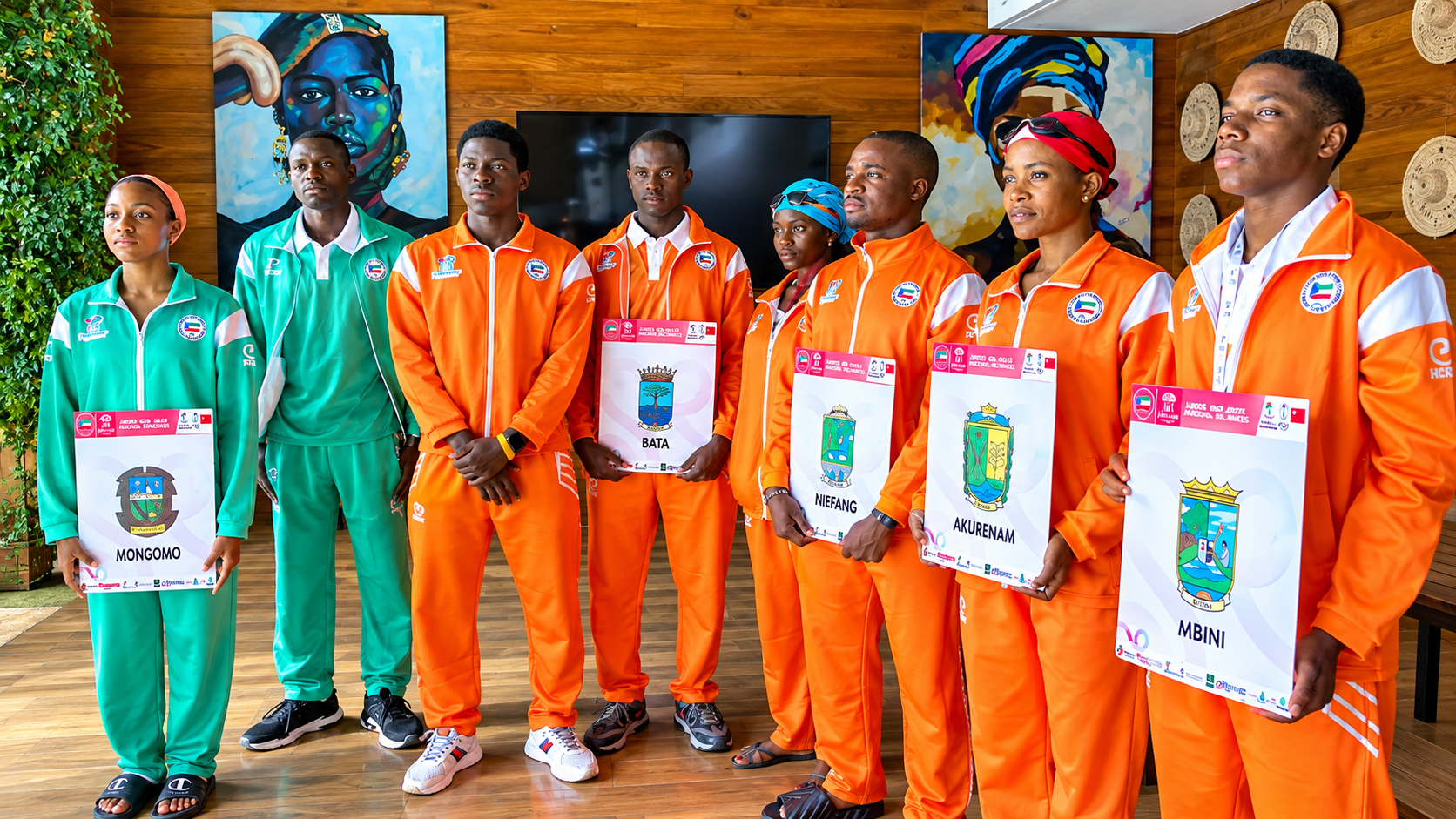 Ebibeyin se corona en voleibol, Niefang y Mongomo suman doble oro en natación en el arranque de los Juegos Nacionales 2026